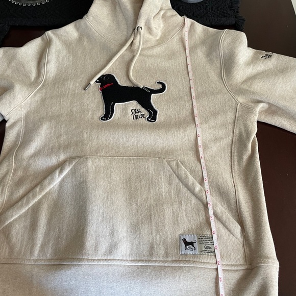 The Black Dog Women's Cream Hoodie Sweater - Picture 7 of 7